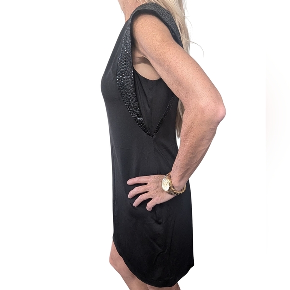 Vintage Aqua Dresses Sequin Sleeveless Mini Special Event Formal Dress Size 8 - Picture 13 of 16